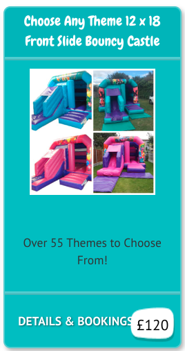 Choose a bouncy castle with a slide at the front