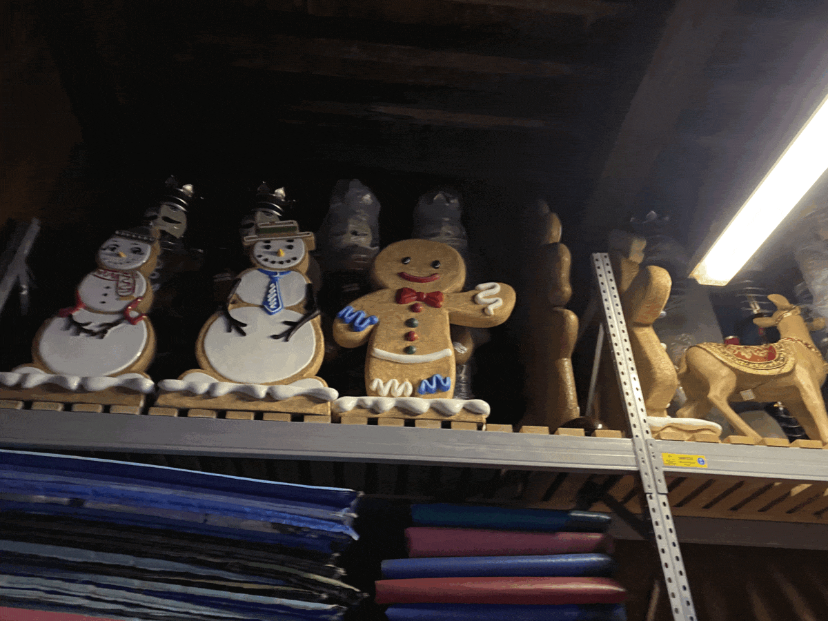 Christmas Prop Hire getting ready!